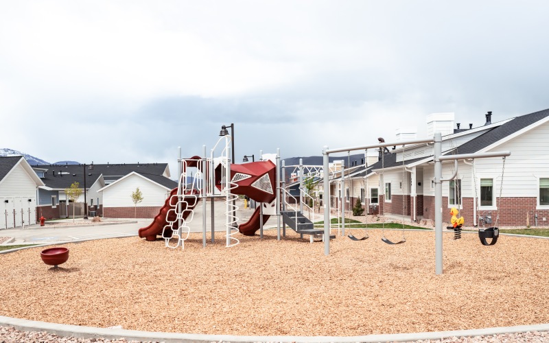 A new spacious outdoor playground for residents of Klein Huis at Turner Mill